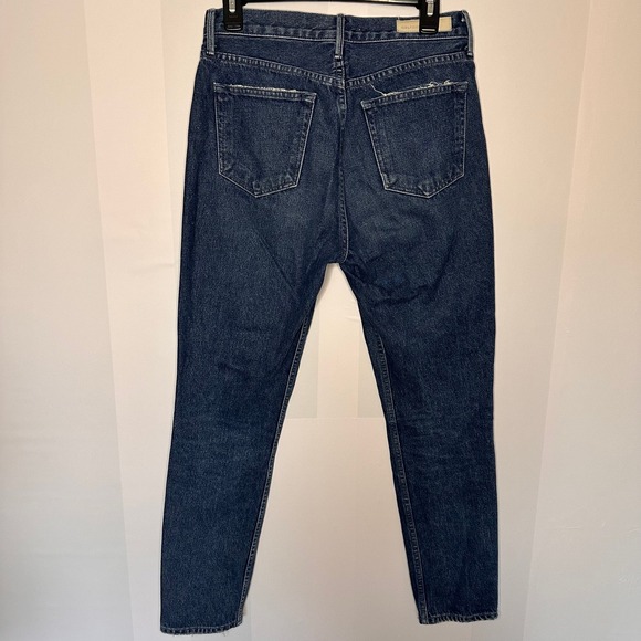 GRLFRND Karolina High Rise Button Fly 'Rather Have You' Blue Straight Jeans 27 - Picture 6 of 8